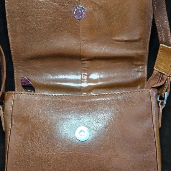 Brown Leather Crossbody Bag - Picture 5 of 15